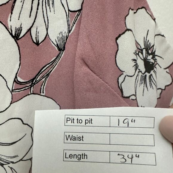 💎 Love Fire Floral Mini Dress Rose - Picture 8 of 9